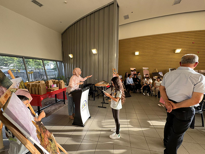 حفل توزيع الجوائز على المشاركين بمسابقة التصوير في وادي قانا